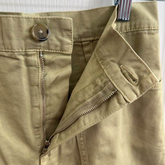 Brylie Sanded Twill Utility Pant Khaki/Beige Women's Size 2 - Picture 6 of 11